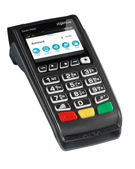 Desk 3500 credit card terminal